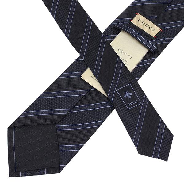 GUCCI グッチ ネクタイ ALISE 499694 4B002 未使用品 GUCCI（グッチ） GUCCI ALISE ネクタイ Necktie【ネイビー】 499694
