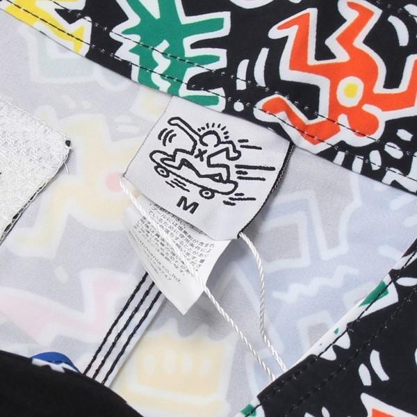 Keith Haring（キース ヘリング） 総柄 スイムウエア 水着【ブラック