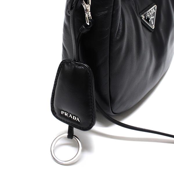 PRADA プラダ ソフトナッパ ハンドバッグ【NERO】 1BA384 2DYI