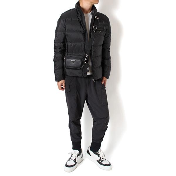 PRADA 25AWモデル プラダ メンズ ReNylon x サフィアーノレザー