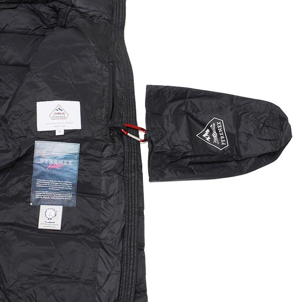 25AWモデル ピレネックス PYRENEX メンズ ARIAL SC アリアル ライトダウンジャケット【BLACK】 HMY028 0009/【2025-26AW】m-outerの画像