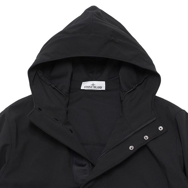 26SSモデル ストーンアイランド STONE ISLAND バッジワッペン付き 防風+はっ水 高機能素材ジャケット【V0029 BLACK】 L1S154100118 S0A22 V0029/【2026SS】の画像
