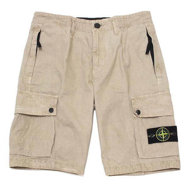 STONE  ショートパンツ 7615L1119 31 ワッペン STONE ISLAND 22SS ワッペン ストレッチ カーゴハーフパンツ (STONE