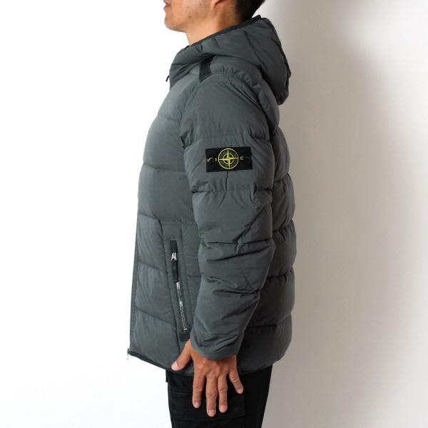 ストーンアイランド STONE ISLAND  ワッペン付き ダウンジャケット【グレー】 43728  V0062/【2023-24AW】m-outer｜drawers｜04