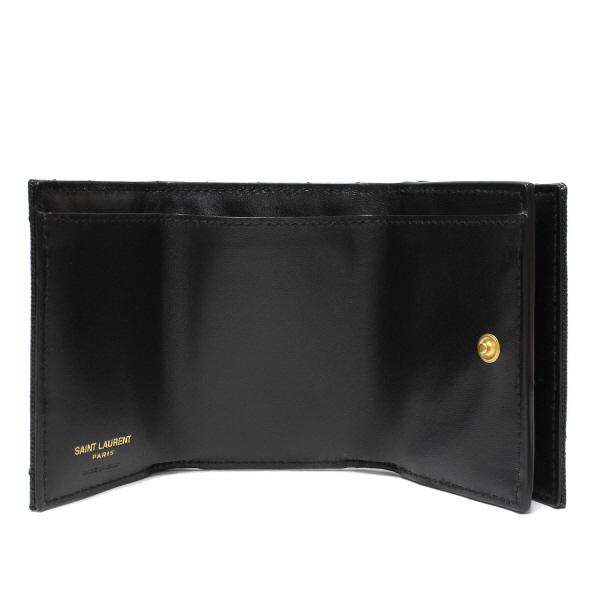 YSL ブラック 財布　サンローラン 414404-bow01-100001.jpg