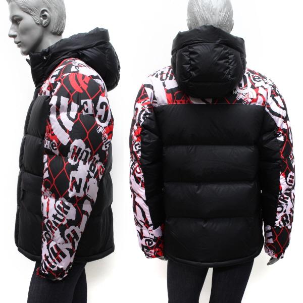 ザノースフェイス THE NORTH FACE  PRINT HMLYN DOWN PARKA ヒマラヤン ダウンパーカー【BLACK x RED】 NF0A5J1J  99A/【2022-23AW】m-outer｜drawers｜03