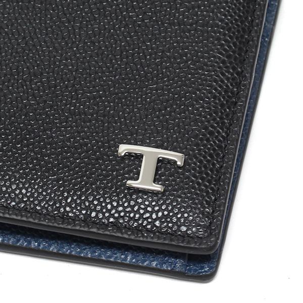 TOD'S（トッズ） 26SS モデル TOD'S Tタイムレス 二つ折りレザー財布