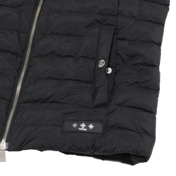 TATRAS ブラック ダウンベスト MTAT24S4939-D マニシオ TATRAS タトラス ダウンベスト MANISIO マニシオ 大きいサイズ