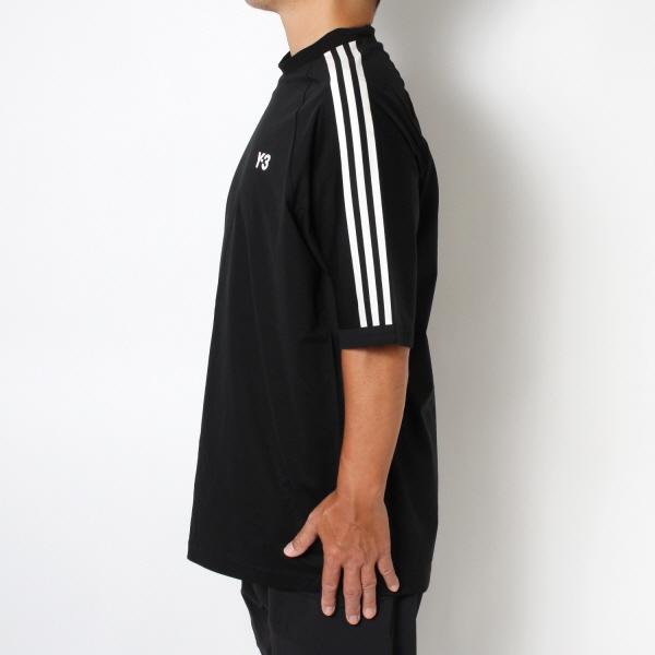 ワイスリー Y-3(adidas×Yohji Yamamoto)  スリーストライプ Tシャツ【BLACK】 H63065  BLACK/【2023SS】m-tops｜drawers｜04