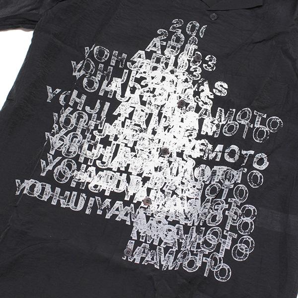 Y-3 YOHJI YAMAMOTO 刺繍　ロングシャツ　 Y-3 26SSモデル ワイスリー Y-3(adidas×Yohji Yamamoto) グラフィック