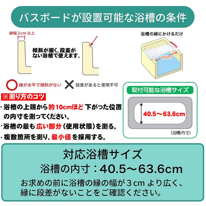 バスボード 浴槽台 介護用 お風呂 福祉用具 浴槽ボード 入浴台
