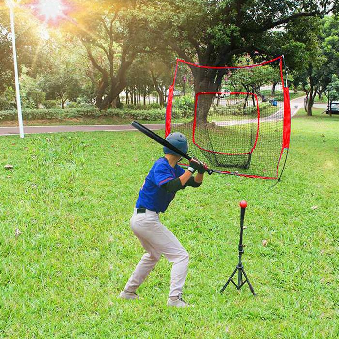 野球 練習 ネット バッティングネット バッティングティー スタンド 穴