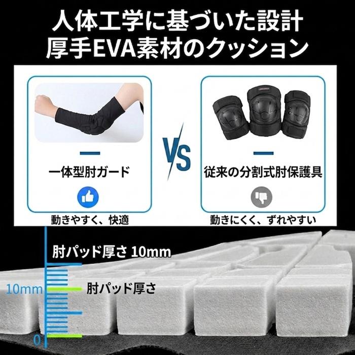 肘当て 野球 肘プロテクター ガード クッション 子供用 キッズ