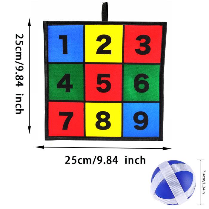 ストラックアウト 的 ゲーム ボール6個 マジックナイン用的 ターゲット