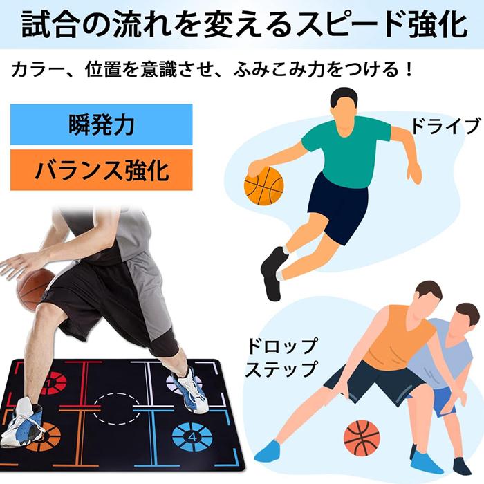 バスケットゴール 屋外 ミニバス対応 ドリブル マット