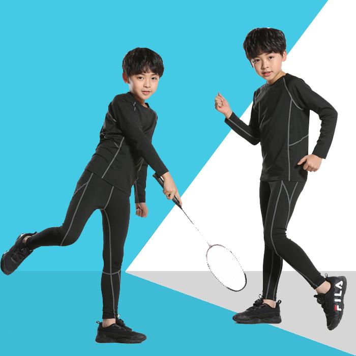 スポーツインナー シャツ キッズ コンプレッションウェア 上下セット 子供 ジュニア 長袖 タイツ ロングパンツ アンダーウェア 下着|dream-brother|03