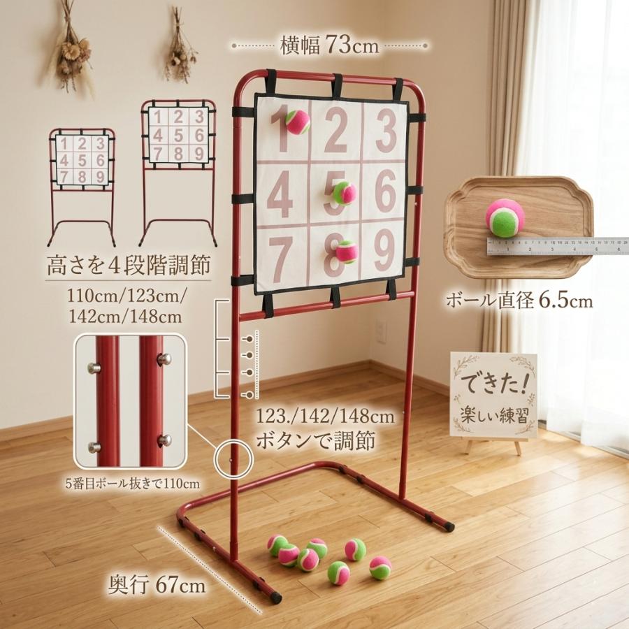ストラックアウト 野球 ピッチング 練習 ボード バッティング ネット 2