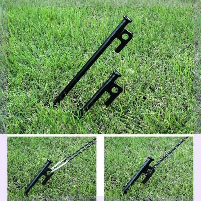 スチールペグ 長さ3種類 40cm 30cm 20cm 各6本 18本セット 鍛造 鋳造