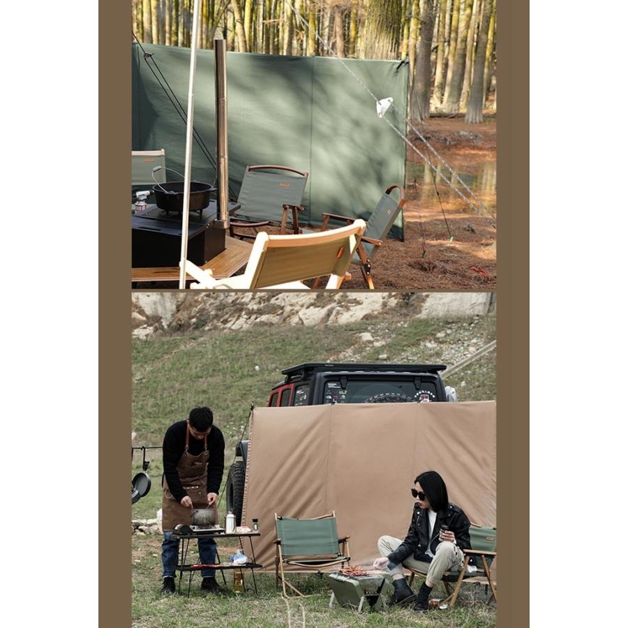 焚き火 陣幕 風除け 大きい 超大 ウインドスクリーン キャンプ 300cm