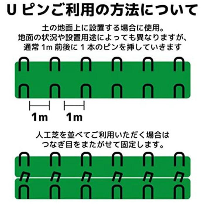 防草シート ピン 20cm 200本 人工芝ピン 押さえ 釘 固定ピン セット U字型 ガーデンステープル ステークスペグ 園芸用品 草地 灌漑 おさえピン