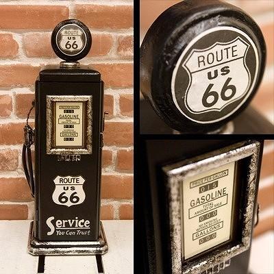 ガソリンポンプ型　小物入れラック　ROUTE66 ガソリンポンプ 小物入れラック（小） 「ROUTE 66」 : ドリーム