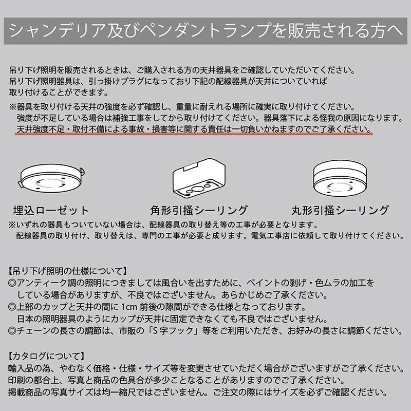 インテリア　クリスタルガラス　シャンデリア　[リンダ LINDA] ホワイト【6灯】LED使用可能_4