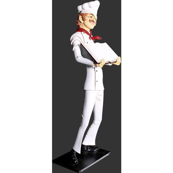 等身大フィギュア付 メニューボード・シェフ（コック）ビッグ ※この