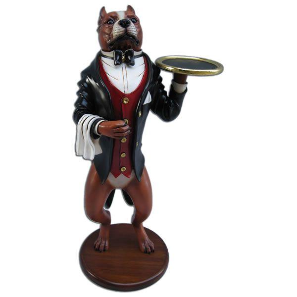 フィギュア付　メニュートレイ・ブルドッグ・ボトラー　　　　　　　　※この商品は別途送料かかります、ご注文後お知らせいたします