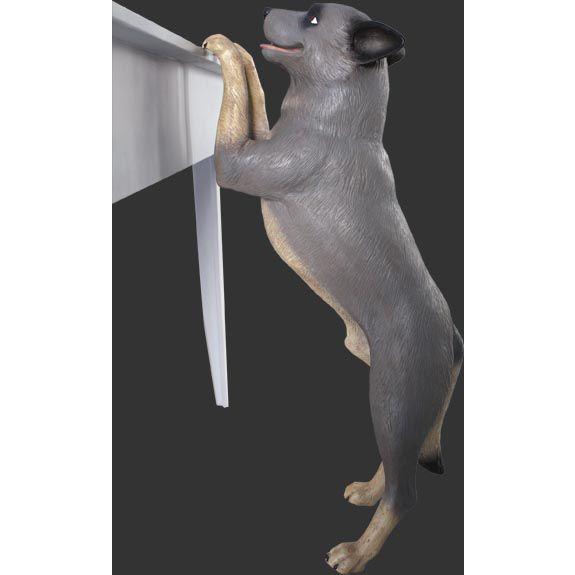 アニマルビッグフィギュア【スタンディング ブルーヘラー犬】立つ犬