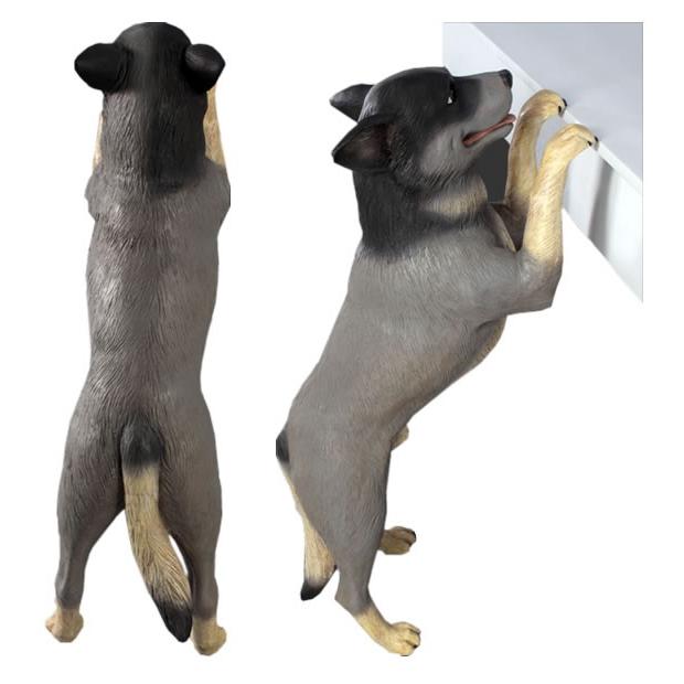 アニマルビッグフィギュア【スタンディング ブルーヘラー犬】立つ犬