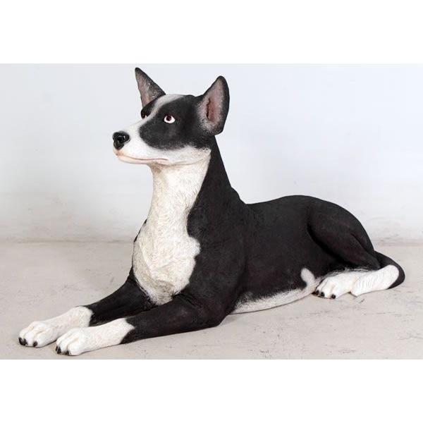 アニマルビッグフィギュアシリーズ【横たわる　ケルビー犬】（等身大フィギュア）※この商品は別途送料かかります、ご注文後お知らせいたします