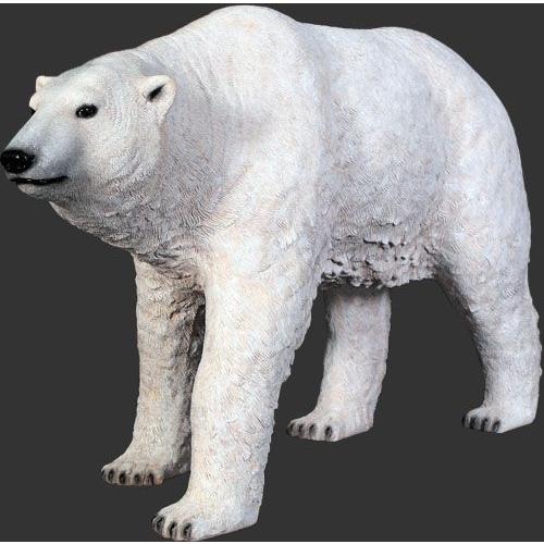 アニマルビッグフィギュア【獲物を探す・白クマ（熊）（全長119cm