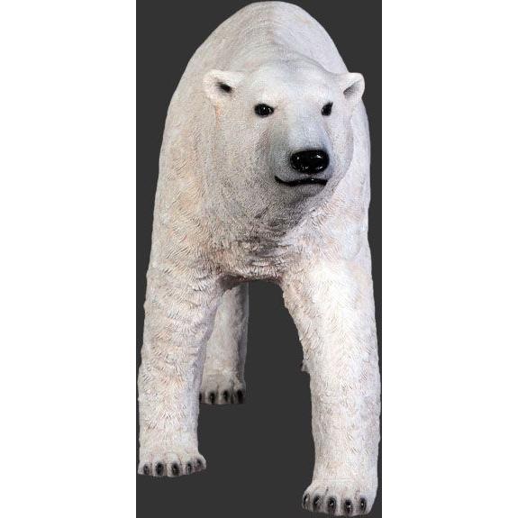アニマルビッグフィギュア【獲物を探す・白クマ（熊）（全長119cm