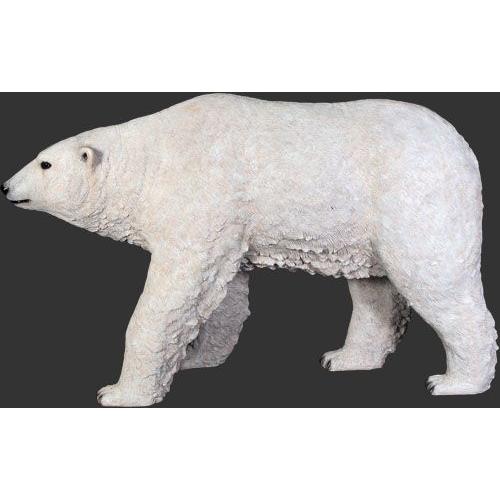 アニマルビッグフィギュア【獲物を探す・白クマ（熊）（全長119cm