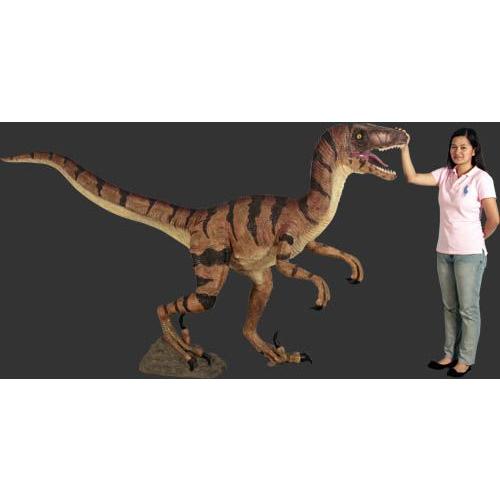 長さ269ｃｍ！ヴェロキラプトル 等身大図形          ※この商いものは別途貨物輸送かかります、ご申し付ける後御知らせいたします フィギュア-ゲーム、おもちゃ