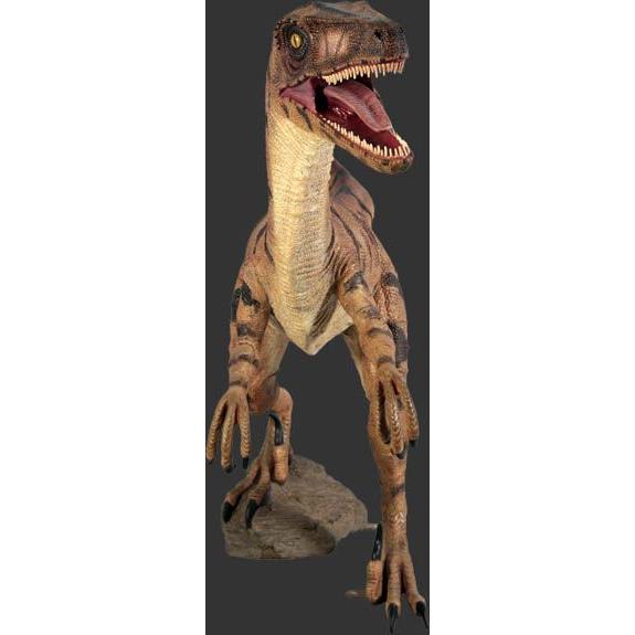 長さ269cm！ヴェロキラプトル 等身大フィギュア ※この商品は別途送料