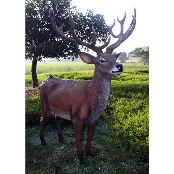 A deer / 鹿 アニマルビッグフィギュア【ビッグレッド ディアー（鹿）】 ※この商品