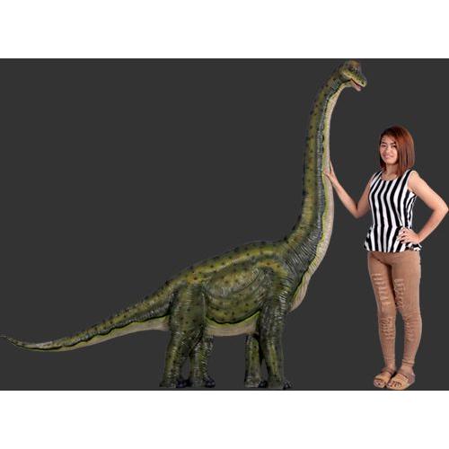 高さ205cm ブラキオサウルスの壁掛け（恐竜等身大フィギュア） ※この