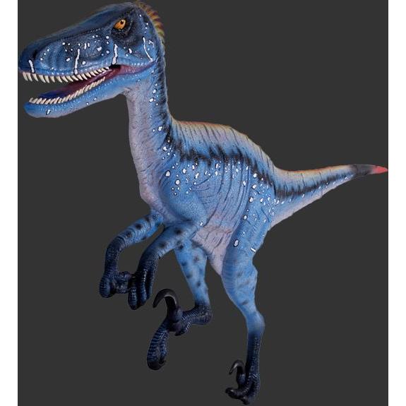 長さ198cm！ディノニクス壁掛け（恐竜等身大フィギュア） ※この商品