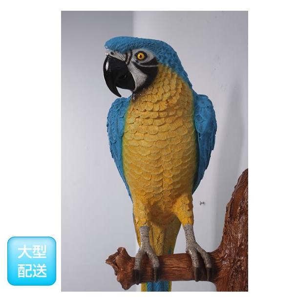 アニマルビッグフィギュアシリーズ【オウム(壁掛け用)イエロー&ブルー