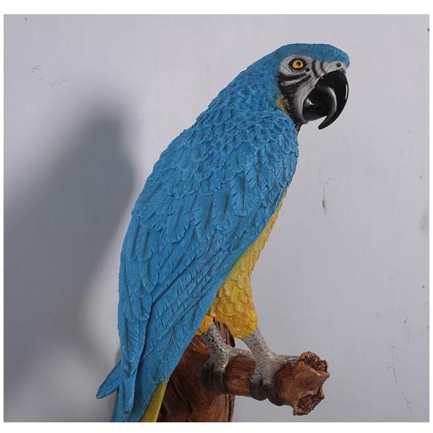 アニマルビッグフィギュアシリーズ【オウム(壁掛け用)イエロー&ブルー