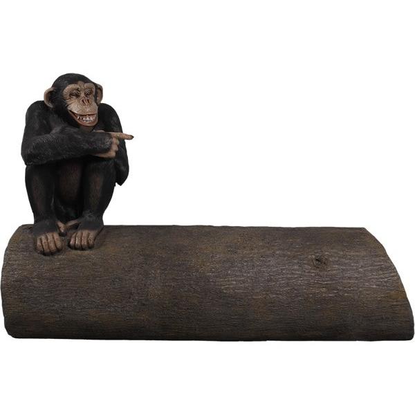 アニマルビッグフィギュアシリーズ【大木に腰掛ける チンパンジー