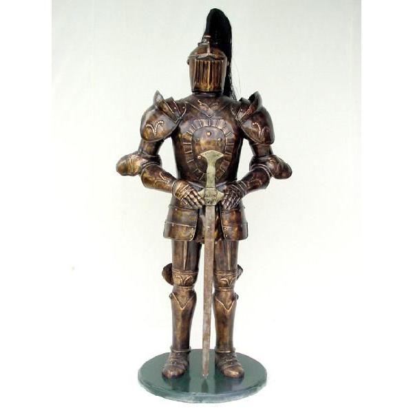 ナイト（騎士）・ブラウンゴールドアーマー（茶金甲冑） with ソード