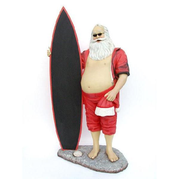 サンタクロース・サーフボード（等身大フィギュア）