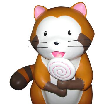 あらいぐまラスカル キャンディ 限定復刻セル画 認定証付き 55/200