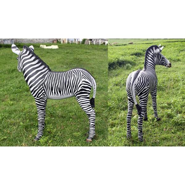 アニマルビッグフィギュアシリーズ【シマウマ赤ちゃん】（等身大フィギュア）　※この商品は別途送料かかります、ご注文後お知らせいたします その他