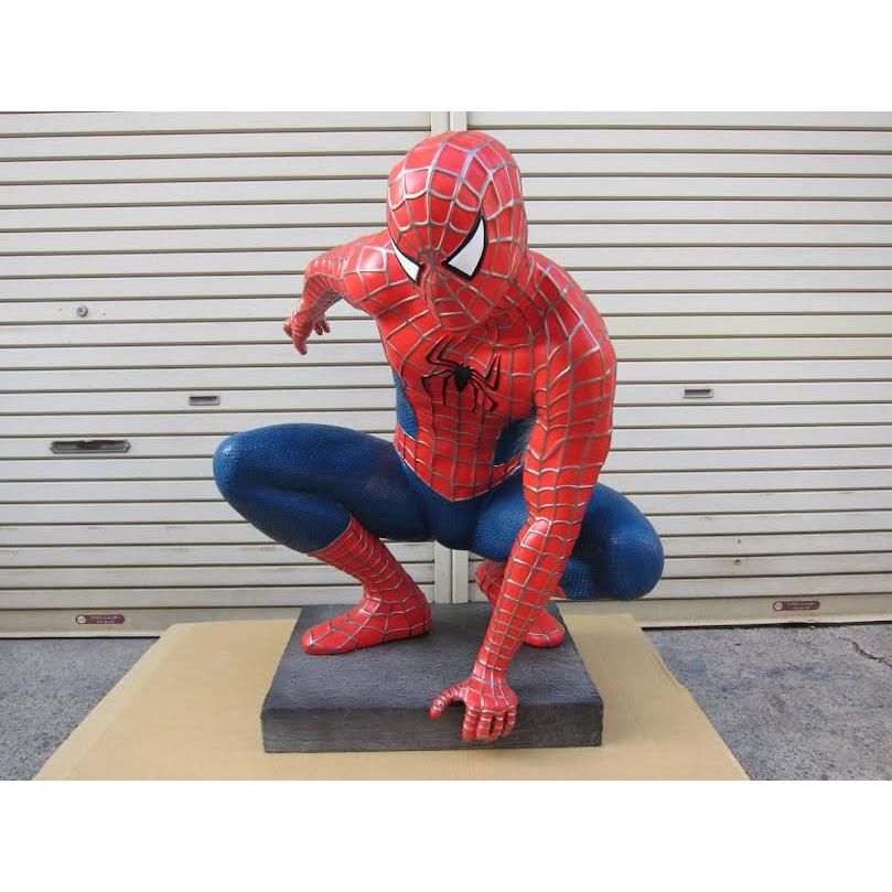スパイダーマン（柱無し）ビッグ 等身大フィギュア ※ 大型商品のため