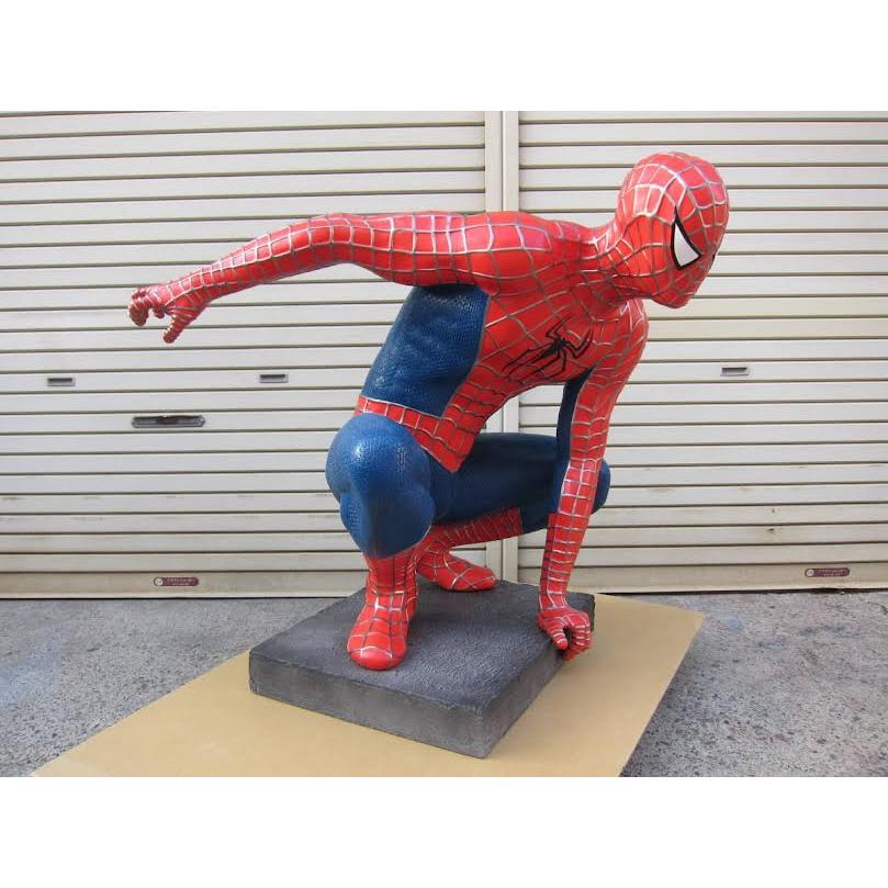 スパイダーマン（柱無し）ビッグ 等身大フィギュア ※ 大型商品のため