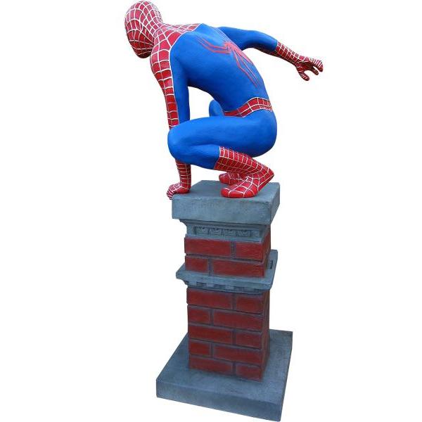 スパイダーマン(柱)ビッグ 等身大フィギュア ※ 大型商品のため スパイダーマン(柱)ビッグ 等身大フィギュア ※ 大型商品のため