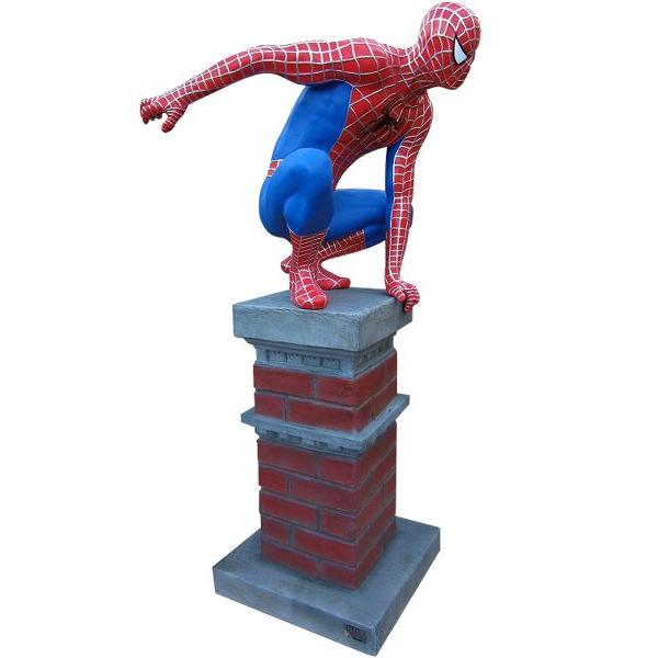 スパイダーマン(柱)ビッグ 等身大フィギュア ※ 大型商品のため スパイダーマン(柱)ビッグ 等身大フィギュア ※ 大型商品のため